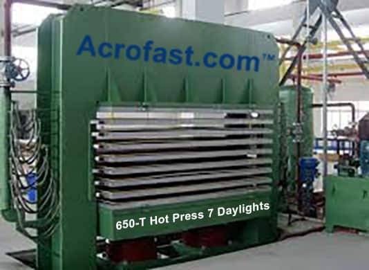 Hot Press Machines 640 & 650 Tons